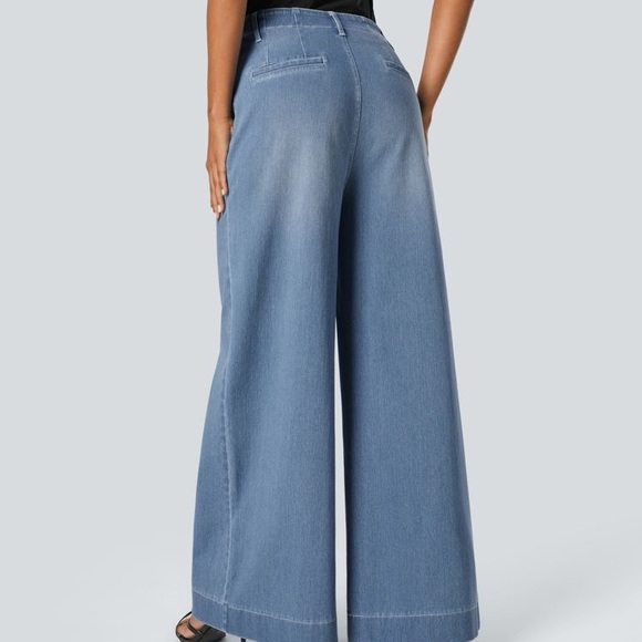 Halara Flex high waisted wide leg jeans - Picture 5 of 9